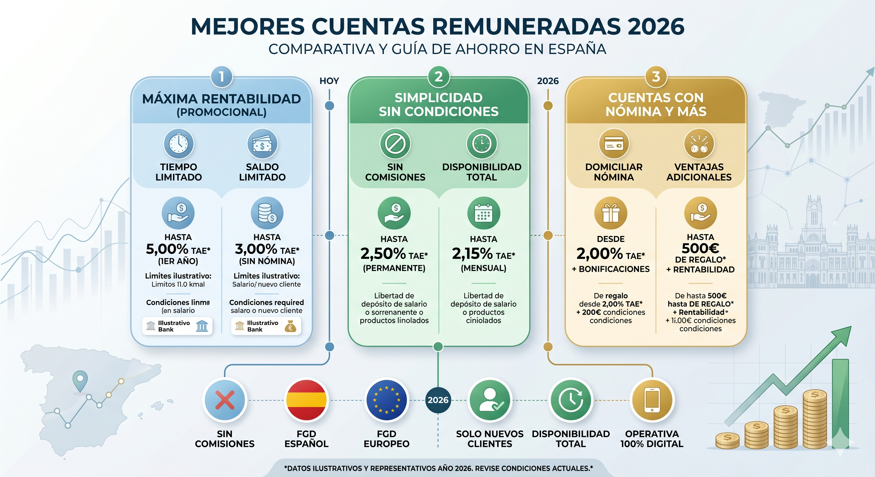 Mejores Cuentas Remuneradas 2026